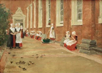 Recess in the Amsterdam Orphanage